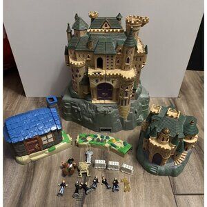 2001 Mattel Harry Potter Polly Pocket Hogwarts Castle Hagrid’s Hut Works…